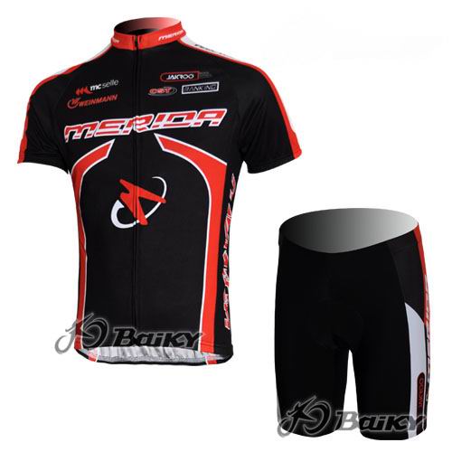 Merida Multivan Flex Stay Maillot mangas cortas negro rojo